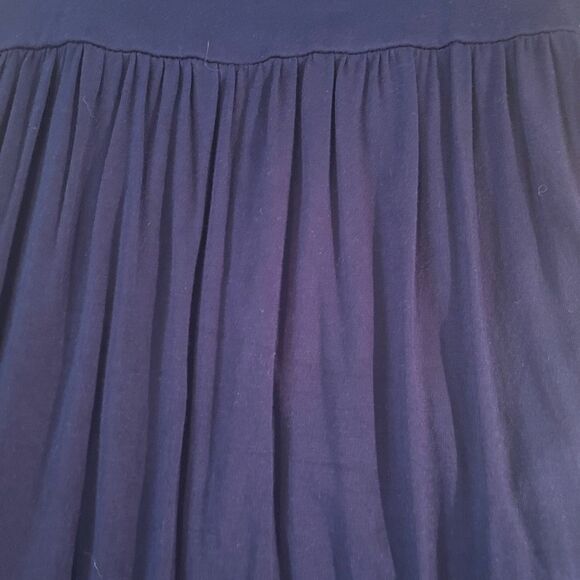 Bellamie Navy Ruched Halter Sundress - Picture 3 of 5